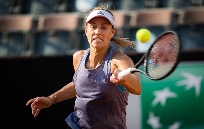 September 13, 2020, Rome, ITALY: Angelique Kerber of Germany during practice at the 2020 Internazionali BNL d Italia WTA, Tennis Damen Premier 5 tennis tournament Rome ITALY - ZUMAa181 20200913_zaa_a181_088 Copyright: xRobxPrangex