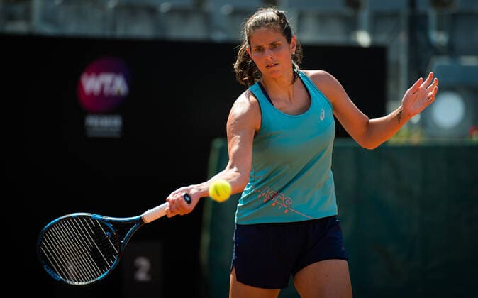 September 13, 2020, Rome, ITALY: Julia Goerges of Germany during practice at the 2020 Internazionali BNL d Italia WTA, Tennis Damen Premier 5 tennis tournament Rome ITALY - ZUMAa181 20200913_zaa_a181_092 Copyright: xRobxPrangex
