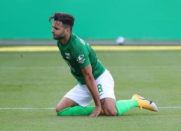VfL vs Fürstenwalde, 1 round DFB Pokal Wolfsburg, 12 09 2020, FOOTBALL VfL Wolfsburg vs FSV Union Fürstenwalde, 1 round DFB Pokal, season 2020 21 Picture shows Renato Steffen VfL Wolfsburg Wolfsburg