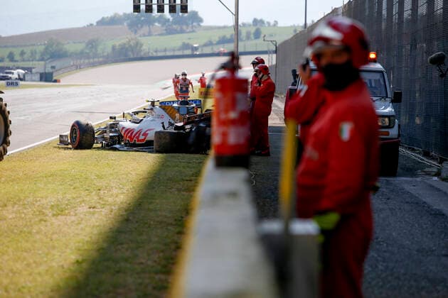 Motorsports FIA Formula One World Championship 2020, Grand Prix of Tuscany, Car of 20 Kevin Magnussen DEN, Haas F1 Team , Scarperia Italy
