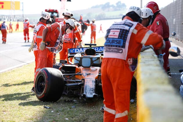 Motorsports FIA Formula One World Championship 2020, Grand Prix of Tuscany, Car of 55 Carlos Sainz ESP, McLaren F1 Team , Scarperia Italy