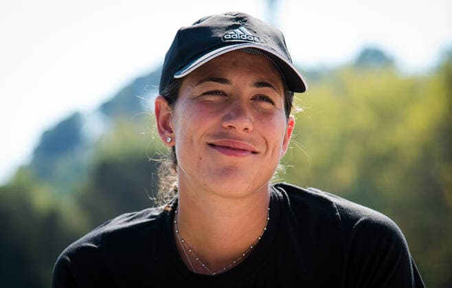 September 13, 2020, Rome, ITALY: Garbine Muguruza of Spain during a video shoot at the 2020 Internazionali BNL d Italia WTA, Tennis Damen Premier 5 tennis tournament Rome ITALY - ZUMAa181 20200913_zaa_a181_341 Copyright: xRobxPrangex