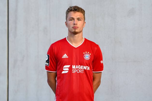 Jann Fiete Arp FC Bayern Munich II 3 League, portrait date 2020 2021 xslx