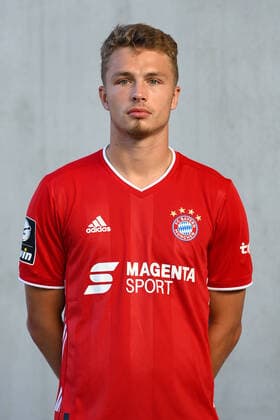 Jann Fiete Arp FC Bayern Munich II 3 League, portrait date 2020 2021 xslx
