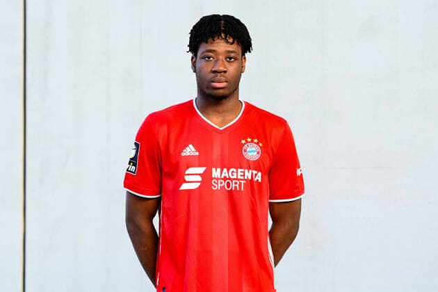 Bright Arrey Mbi FC Bayern Munich II 3 League, portrait date 2020 2021 xslx