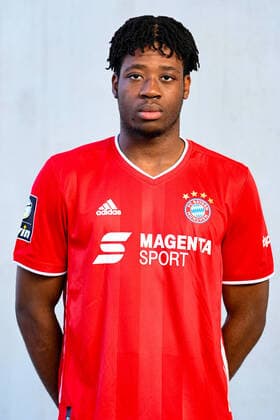 Bright Arrey Mbi FC Bayern Munich II 3 League, portrait date 2020 2021 xslx