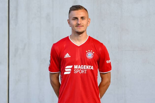 Alexander Lungwitz FC Bayern Munich II 3 League, portrait date 2020 2021 xslx