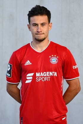 Nicolas Kühn FC Bayern Munich II 3 League, portrait date 2020 2021 xslx