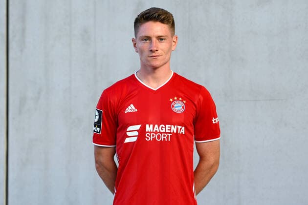 Dennis Waidner FC Bayern Munich II 3 League, portrait date 2020 2021 xslx