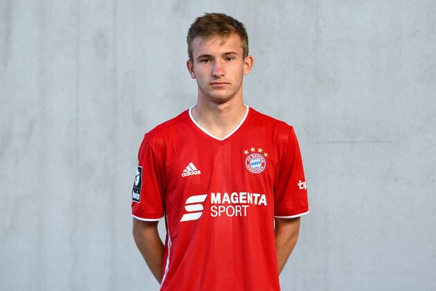 Torben Rhein FC Bayern Munich II 3 League, portrait date 2020 2021 xslx