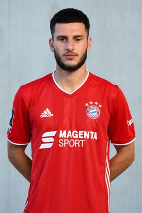 Leon Dajaku FC Bayern Munich II 3 League, portrait date 2020 2021 xslx