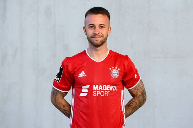 Angelo Mayer FC Bayern Munich II 3 League, portrait date 2020 2021 xslx