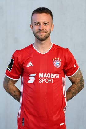 Angelo Mayer FC Bayern Munich II 3 League, portrait date 2020 2021 xslx
