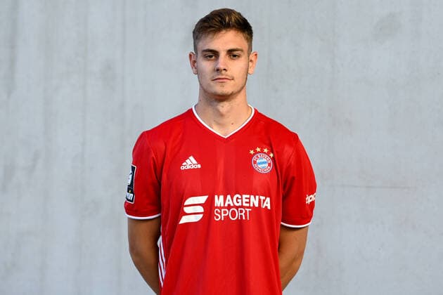 Josip Stanisic FC Bayern Munich II 3 League, portrait date 2020 2021 xslx