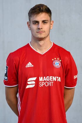 Josip Stanisic FC Bayern Munich II 3 League, portrait date 2020 2021 xslx