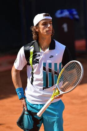 Photo Alfredo Falcone - LaPresse 14 09 2020 Roma (Italy) Tennis Giulio Zeppieri (ita) vs Lorenzo Musetti (ita) Internazionali BNL d Italia 2020 In the pic:Lorenzo Musetti  Copyright: xAlfredoxFalcone LaPressex