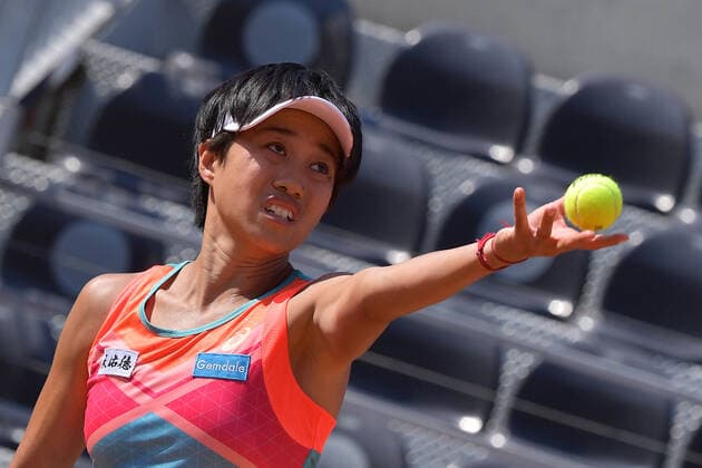 Photo Alfredo Falcone - LaPresse 14 09 2020 Roma (Italy) Tennis Internazionali BNL d Italia 2020 In the pic:Shuai Zhang  Copyright: xAlfredoxFalcone LaPressex