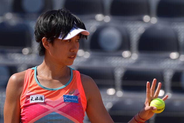 Photo Alfredo Falcone - LaPresse 14 09 2020 Roma (Italy) Tennis Internazionali BNL d Italia 2020 In the pic:Shuai Zhang  Copyright: xAlfredoxFalcone LaPressex