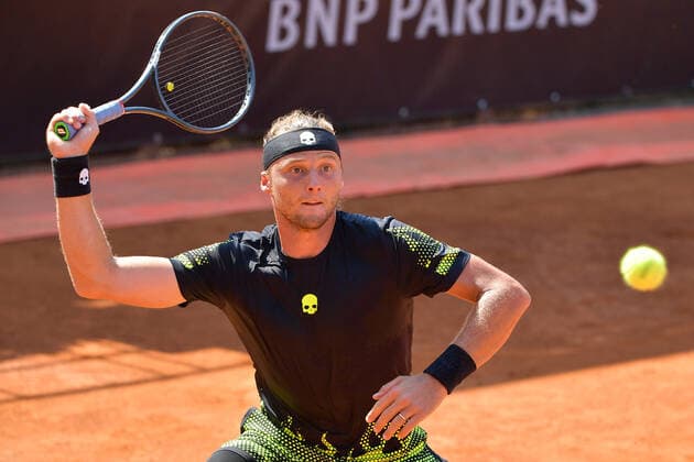 Photo Alfredo Falcone - LaPresse 14 09 2020 Roma (Italy) Tennis Jozef Kovalik (svk vs Marco Cecchinato (ita) Internazionali BNL d Italia 2020 In the pic:Jozef Kovalik  Copyright: xAlfredoxFalcone LaPressex