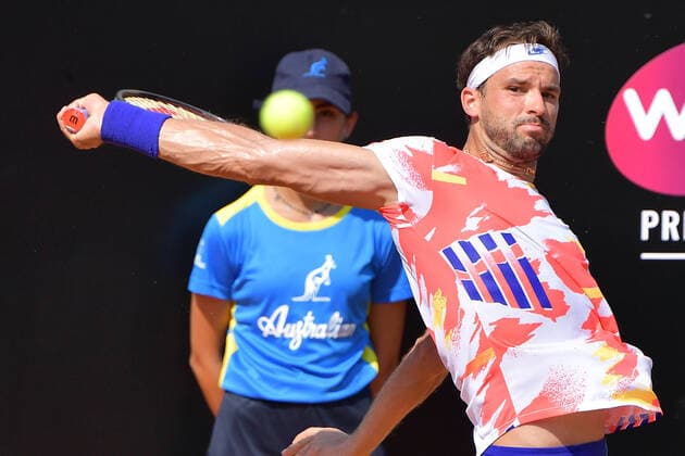 Photo Alfredo Falcone - LaPresse 14 09 2020 Roma (Italy) Tennis Grigor Dimitrov (bul) vs Gianluca Mager (ita) Internazionali BNL d Italia 2020 In the pic:Grigor Dimitrov  Copyright: xAlfredoxFalcone LaPressex