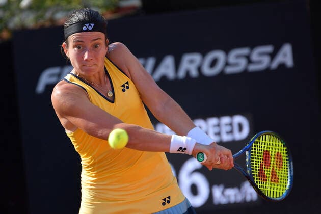 Photo Alfredo Falcone - LaPresse 14 09 2020 Roma (Italy) Tennis Anastasija Sevastova (lat) vs Jasmine Paolini (ita) Internazionali BNL d Italia 2020 In the pic:Anastasija Sevastova  Copyright: xAlfredoxFalcone LaPressex