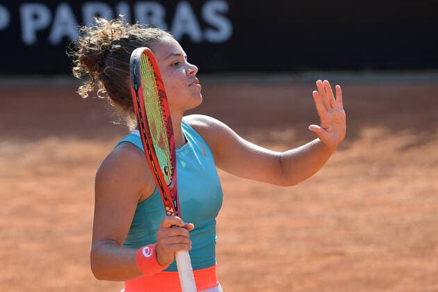 Photo Alfredo Falcone - LaPresse 14 09 2020 Roma (Italy) Tennis Anastasija Sevastova (lat) vs Jasmine Paolini (ita) Internazionali BNL d Italia 2020 In the pic:Jasmine Paolini  Copyright: xAlfredoxFalcone LaPressex