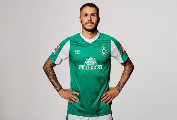 Portrait date Werder Bremen Leonardo Bittencourt Werder Bremen 10 Werder Bremen 1 BL, portrait date 2020 2021 nordphotox xHeidmann nph00001