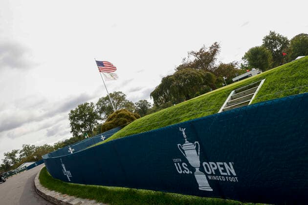 September 14, Mamaroneck, New York, USA: A general view of the course during the practice round at the 2020 U.S. Open at Winged Foot Golf Club (West Course) in Mamaroneck, N.Y. on Monday, Sept. 14, 2020. Mamaroneck USA - ZUMAz03_ 20200914_zah_z03_801 Copyright: xChrisxKeane USGAx