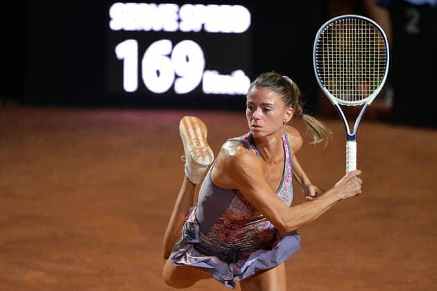 Photo Alfredo Falcone - LaPresse 14 09 2020 Roma (Italy) Tennis Camila Giorgi (ita) vs Dayana Yastremska (ukr) Internazionali BNL d Italia 2020 In the pic:Camila Giorgi  Copyright: xAlfredoxFalcone LaPressex