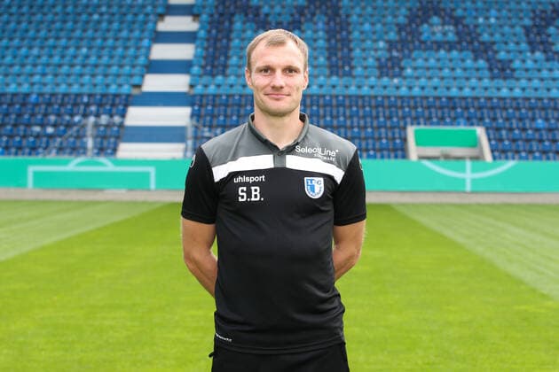Co Coach Silvio Bankert 1 FC Magdeburg 3 League Season 2020 2021 3 League Portrait Date 2020 2021 official photo session 1 FC Magdeburg in the MDCC Arena in Magdeburg Portrait, Portrait,Germany, Football, Man, Men,GER,10 09 2020 Pressebuero Schroedter