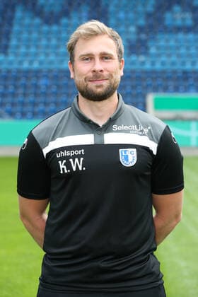 Video analyst Kevin Waliczek 1 FC Magdeburg 3 League Season 2020 2021 3 League Portrait appointment 2020 2021 official photo appointment 1 FC Magdeburg in the MDCC Arena in Magdeburg Portrait, Portrait,Germany, Football, Man, Men,GER,10 09 2020 Pressebuero Schroedter