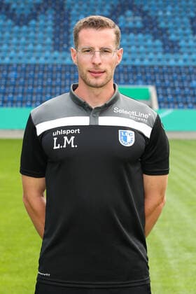 Athletics Coach Lars Mertelmeyer 1 FC Magdeburg 3 League Season 2020 2021 3 League Portrait Appointment 2020 2021 official photo session 1 FC Magdeburg in the MDCC Arena in Magdeburg Portrait,Germany, Football, Man, Men,GER,10 09 2020 Pressebuero Schroedter