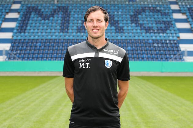 Goalkeeper Coach Matthias Tischer 1 FC Magdeburg 3 League Season 2020 2021 3 League Portrait Date 2020 2021 official photo session 1 FC Magdeburg in the MDCC Arena in Magdeburg Portrait, Portrait,Germany, Football, Man, Men,GER,10 09 2020 Pressebuero Schroedter
