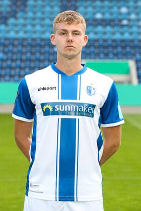 Nico Mai 1 FC Magdeburg,21 3 Liga Season 2020 2021 3 Liga Portrait date 2020 2021 official photo session 1 FC Magdeburg in the MDCC Arena in Magdeburg Portrait, Portrait,Germany, Football, Man, Men,GER,10 09 2020 Pressebuero Schroedter