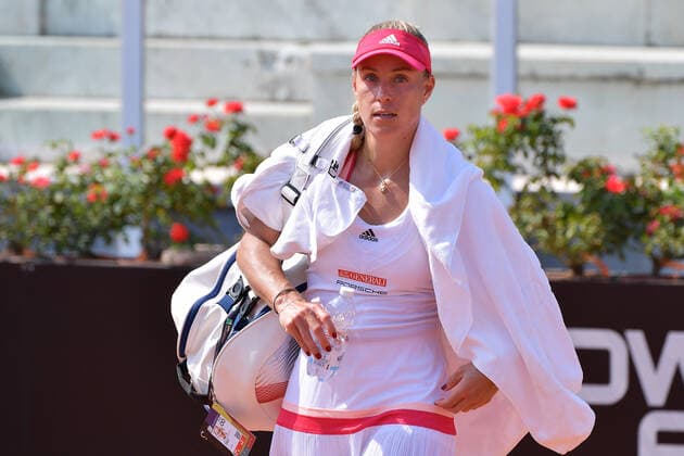 Photo Alfredo Falcone - LaPresse 15 09 2020 Roma (Italy) Tennis Katerina Siniakova (CZE) vs Angelique Kerber (GER) Internazionali BNL d Italia 2020 In the pic:Angelique Kerber  Copyright: xAlfredoxFalcone LaPressex