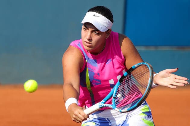 PXL_Ana Konjuh (CRO) vs Jule Niemeier (GER) Ana Konjuh of Croatia during the match between Jule Niemeier of Germany at the W25 Zagreb 2020 Tennis Tournament in Zagreb, Croatia on September 15, 2020. Anja Konjuh won 1-0. GoranxStanzl PIXSELL