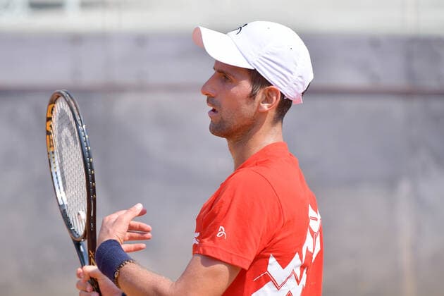 Photo Alfredo Falcone - LaPresse15 09 2020 Roma (Italy TennisTraining session Novak Djokovic (SRB)Internazionali BNL d Italia 2020In the pic:Novak Djokovic  Copyright: xAlfredoxFalcone LaPressex