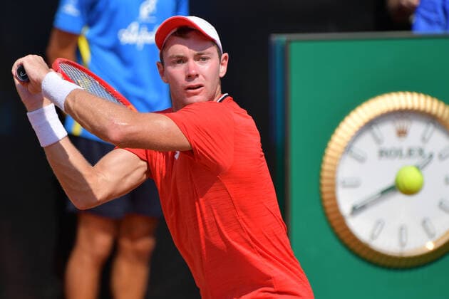 Photo Alfredo Falcone - LaPresse 15 09 2020 Roma (Italy) Tennis Dominik Koepfer (GER) vs Alex De Minaur (AUS) Internazionali BNL d Italia 2020 In the pic:Dominik Koepfer  Copyright: xAlfredoxFalcone LaPressex
