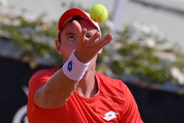 Photo Alfredo Falcone - LaPresse 15 09 2020 Roma (Italy) Tennis Dominik Koepfer (GER) vs Alex De Minaur (AUS) Internazionali BNL d Italia 2020 In the pic:Dominik Koepfer  Copyright: xAlfredoxFalcone LaPressex