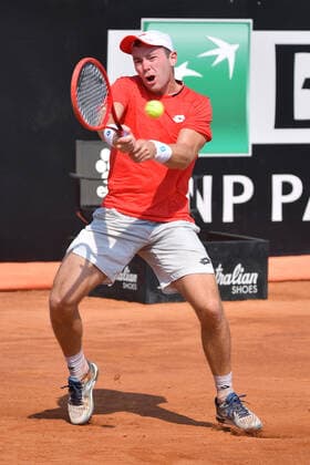Photo Alfredo Falcone - LaPresse 15 09 2020 Roma (Italy) Tennis Dominik Koepfer (GER) vs Alex De Minaur (AUS) Internazionali BNL d Italia 2020 In the pic:Dominik Koepfer  Copyright: xAlfredoxFalcone LaPressex