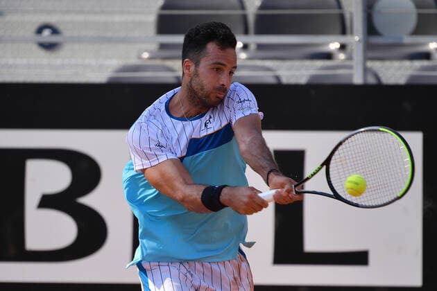 Photo Alfredo Falcone - LaPresse 15 09 2020 Roma (Italy) Tennis Salvatore Caruso (iITA) vs Tennys Sandgren (USA) Internazionali BNL d Italia 2020 In the pic:Salvatore Caruso  Copyright: xAlfredoxFalcone LaPressex