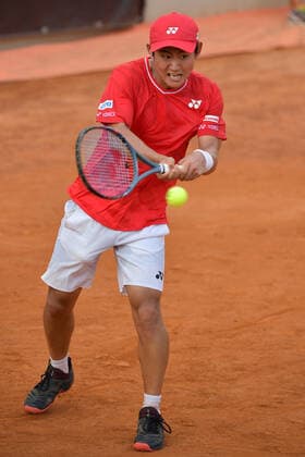 Photo Alfredo Falcone - LaPresse 15 09 2020 Roma (Italy) Tennis Yoshihito Nishioka (JPN) vs Miomir KecManovic (SRB) Internazionali BNL d Italia 2020 In the pic:Yoshihito Nishioka  Copyright: xAlfredoxFalcone LaPressex