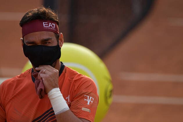 Sport Bilder des Tages Photo Alfredo Falcone - LaPresse 15 09 2020 Roma (Italy) Tennis Fabio Fognini e Simone Bolelli (ITA) Internazionali BNL d Italia 2020 In the pic:Fabio Fognini  Copyright: xAlfredoxFalcone LaPressex