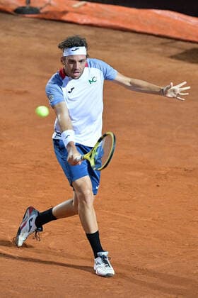 Photo Alfredo Falcone - LaPresse 15 09 2020 Roma (Italy) Tennis Marco Cecchinato (ITA) vs Kyle Edmund (GBR) Internazionali BNL d Italia 2020 In the pic:Marco Cecchinato  Copyright: xAlfredoxFalcone LaPressex