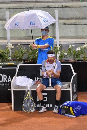 Photo Alfredo Falcone - LaPresse 15 09 2020 Roma (Italy) Tennis Marco Cecchinato (ITA) vs Kyle Edmund (GBR) Internazionali BNL d Italia 2020 In the pic:Marco Cecchinato  Copyright: xAlfredoxFalcone LaPressex