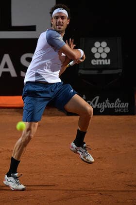 Photo Alfredo Falcone - LaPresse 15 09 2020 Roma (Italy) Tennis Marco Cecchinato (ITA) vs Kyle Edmund (GBR) Internazionali BNL d Italia 2020 In the pic:Marco Cecchinato  Copyright: xAlfredoxFalcone LaPressex