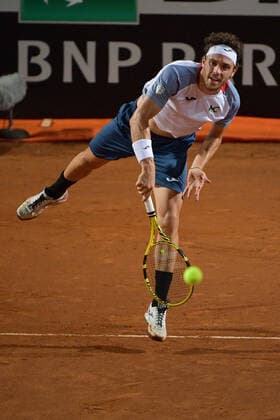 Photo Alfredo Falcone - LaPresse 15 09 2020 Roma (Italy) Tennis Marco Cecchinato (ITA) vs Kyle Edmund (GBR) Internazionali BNL d Italia 2020 In the pic:Marco Cecchinato  Copyright: xAlfredoxFalcone LaPressex