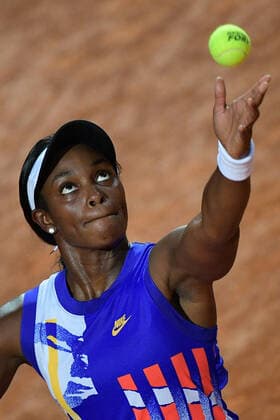 Sport Bilder des Tages Photo Alfredo Falcone - LaPresse 15 09 2020 Roma (Italy) Tennis Garbine Muguruza (ESP) vs Sloane Stephens (USA Internazionali BNL d Italia 2020 In the pic:Sloane Stephens  Copyright: xAlfredoxFalcone LaPressex