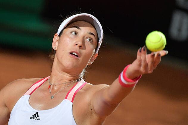 Photo Alfredo Falcone - LaPresse 15 09 2020 Roma (Italy) Tennis Garbine Muguruza (ESP) vs Sloane Stephens (USA Internazionali BNL d Italia 2020 In the pic:Garbine Muguruza  Copyright: xAlfredoxFalcone LaPressex