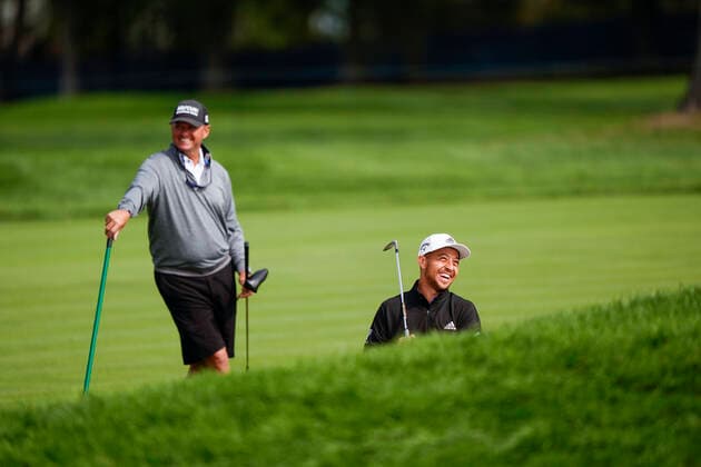 September 15, Mamaroneck, New York, USA: XANDER SCHAUFFELE at the fifth green during the practice round at the 2020 U.S. Open at Winged Foot Golf Club (West Course) in Mamaroneck, N.Y. on Tuesday, Sept. 15, 2020. Mamaroneck USA - ZUMAz03_ 20200915_zah_z03_872 Copyright: xDarrenxCarroll USGAx